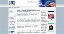 Desktop Screenshot of ivyspring.com
